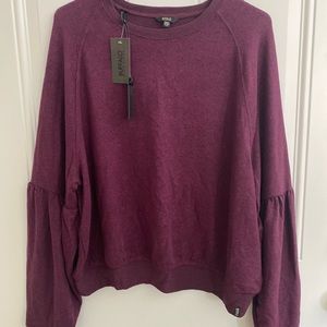 Buffalo David Bitton puff sleeve sweater, Large